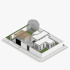 3D revit house model