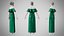 Sukienka 18 Emerald Velvet Green