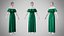 Sukienka 18 Emerald Velvet Green