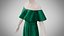 Sukienka 18 Emerald Velvet Green