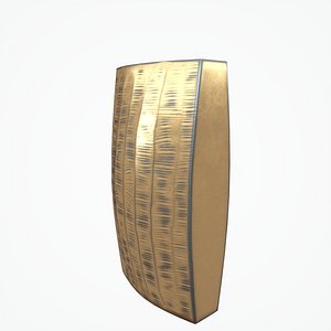 Carver Brass Narrow Vase