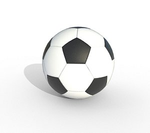 3D new soccer ball old model