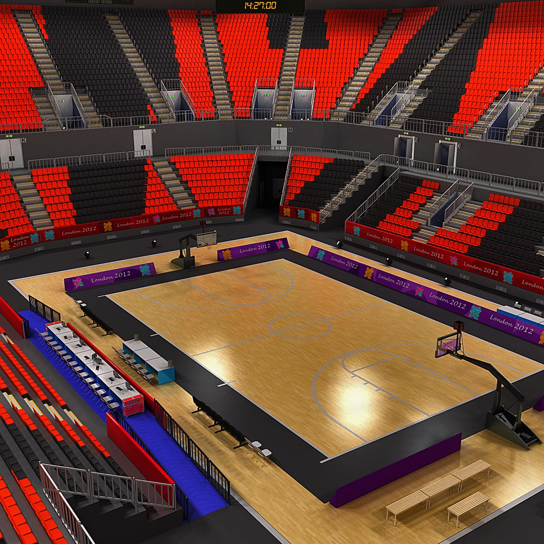 Basketball Arena London 3d Model