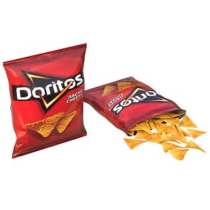 3D Doritos nacho cheese