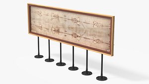 Shroud of Turin Framed Stand model