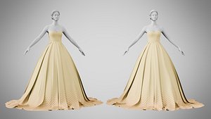 3D Dress 47 Sweet Corn