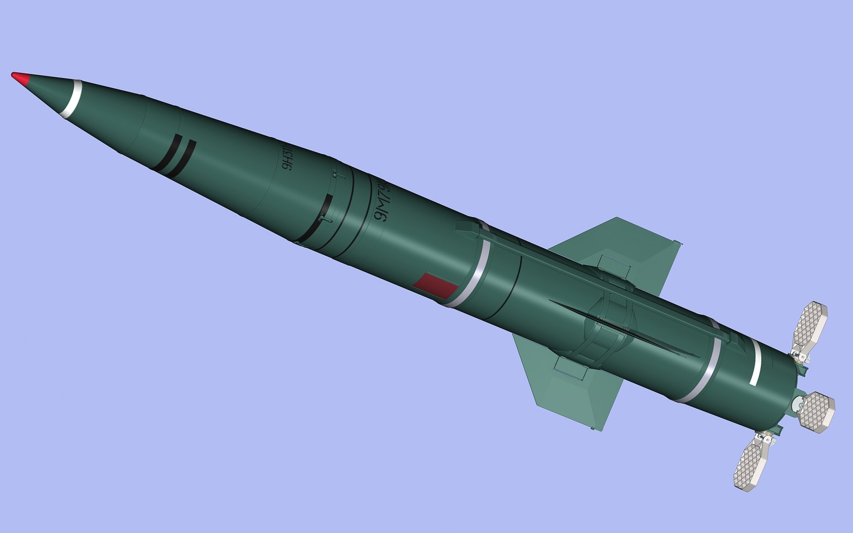 9M79 Tochka Missile 3D Model - TurboSquid 1946800