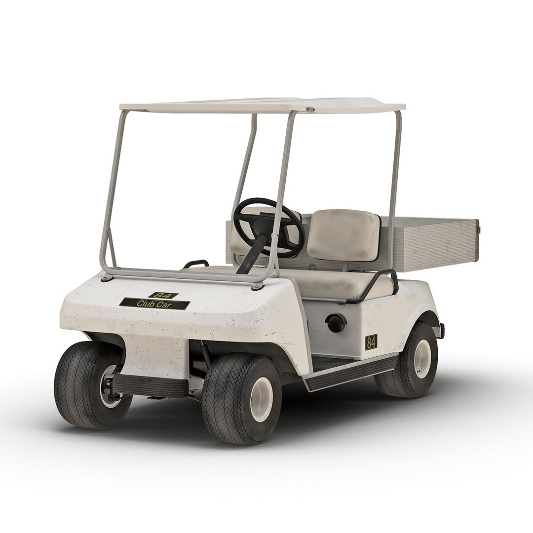 Golf Cart 3D model preview