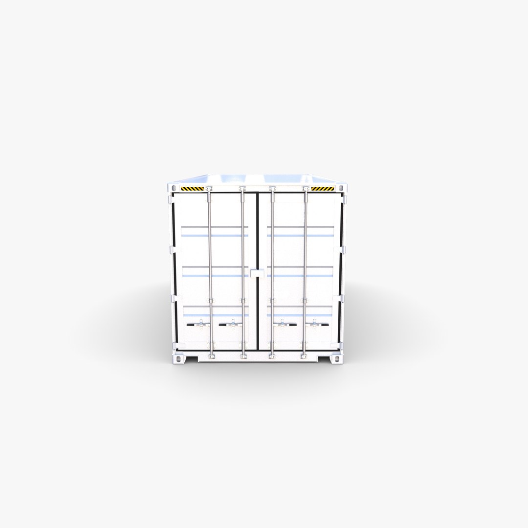 20ft Shipping Container PIL 3D Model - TurboSquid 1773066