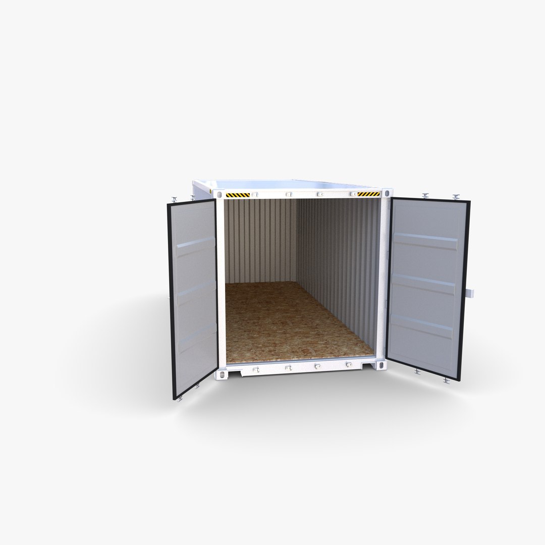 20ft Shipping Container PIL 3D Model - TurboSquid 1773066
