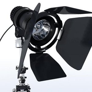 studio light agfa spotlight 3d model