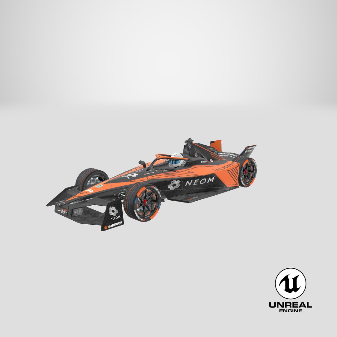 3D NEOM McLaren Formula E Team 2024 Gen3 Race Car https://p.turbosquid.com/ts-thumb/rz/uhxI6t/uU/stemcell_unreal_render/png/1705694366/1920x1080/fit_q87/61ca63541be6ff0352a025cd800c11b66e713919/stemcell_unreal_render.jpg