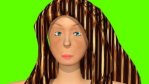 woman in unreal suit