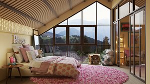 Girl Bedroom - Scandanavian Design