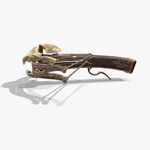 3D Fantasy Weapon Cross Bow model