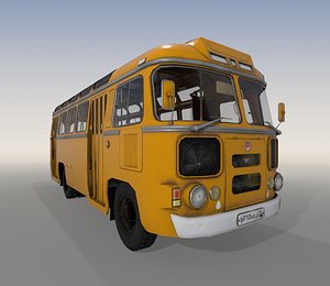 bus paz 3d model