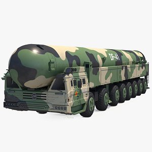 Dongfeng-41 ICBM Launch Vehicle Rigged