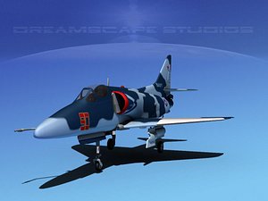 Douglas A-4D Skyhawk V16 USN Aggr