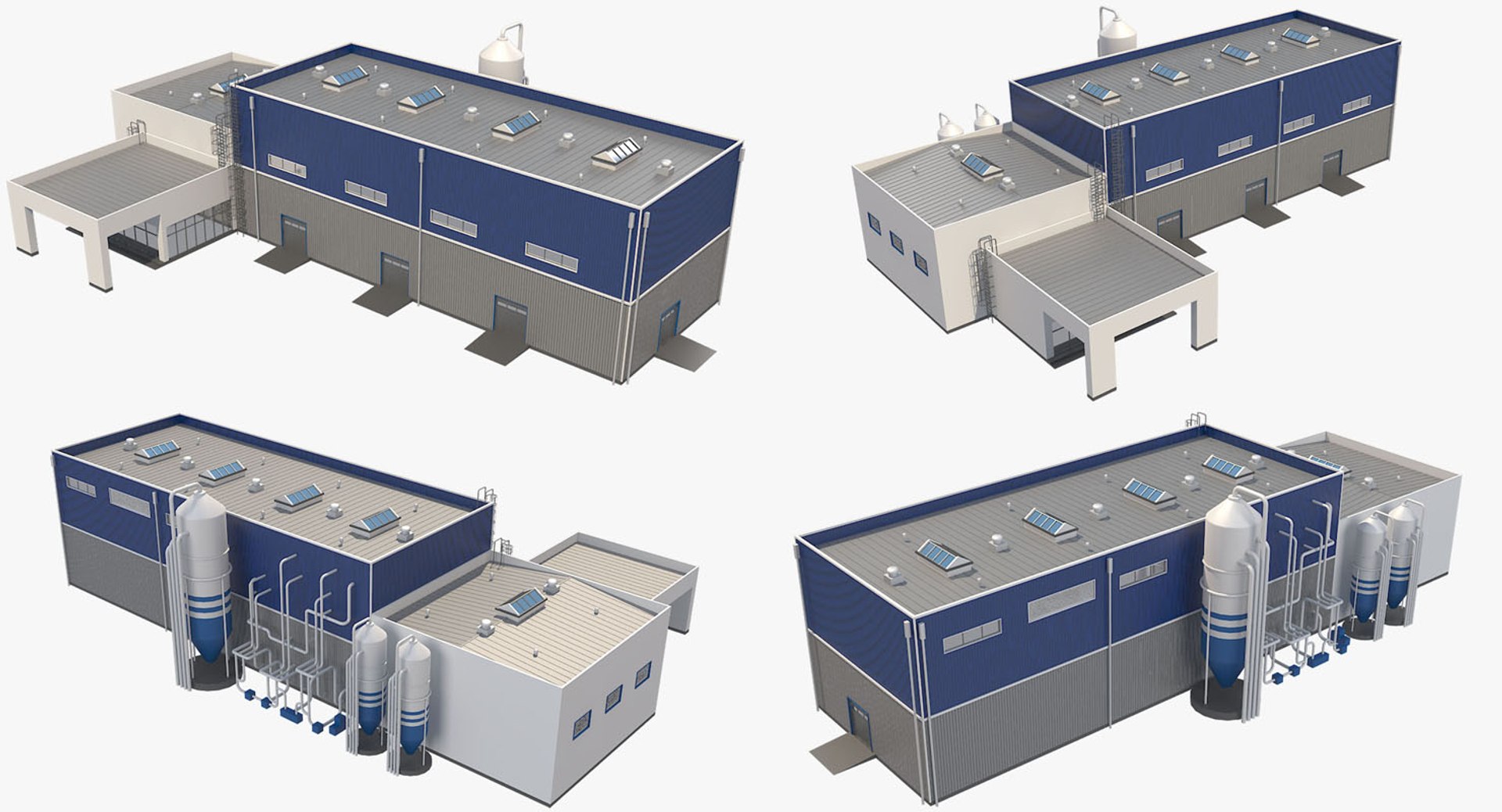 Industrial model. Визуализация завода. 3d визуализация производства. 3d визуализация предприятия. Предприятие 3d.