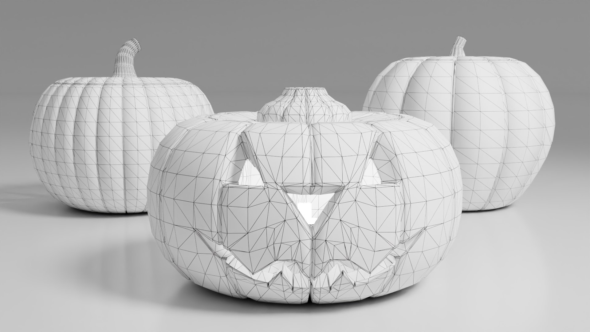 3D Halloween Pumpkins model https://p.turbosquid.com/ts-thumb/s0/8ZcOpT/xz/pumpkins_rend_wireframe_002low/png/1724781060/1920x1080/fit_q87/be41352bd3a54405c9cacb8c8247c6269b910454/pumpkins_rend_wireframe_002low.jpg