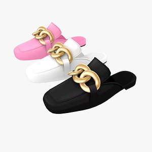 Chain loafermules 3D model