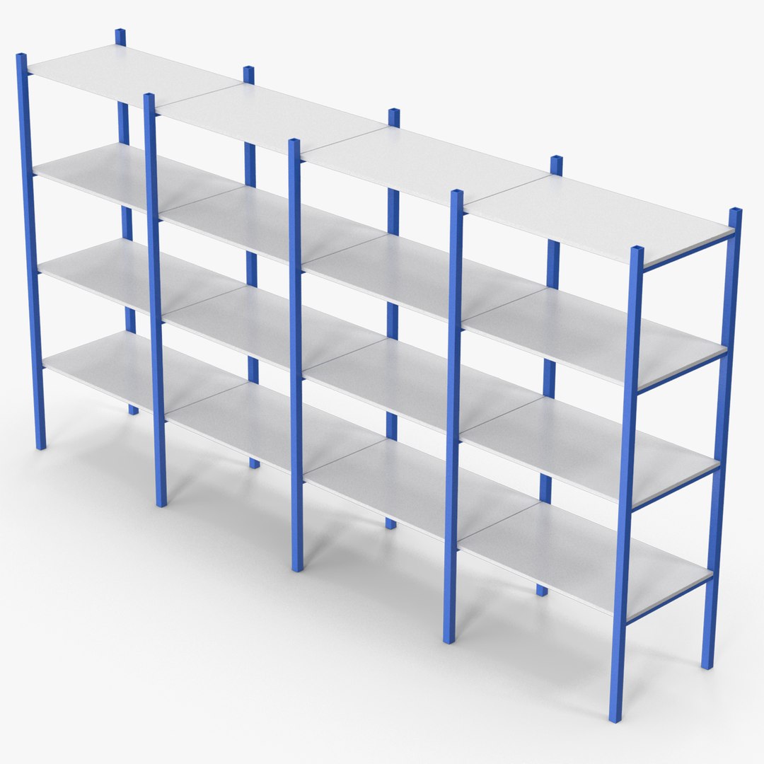 modelo 3d Estanterías de almacén - TurboSquid 2305673