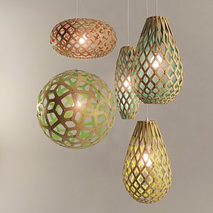 set coral pendant lamps max