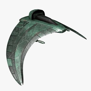 3D old battle glider model