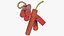3D model tnt dynamite explosives