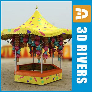 fair booth toys 3d 3ds
