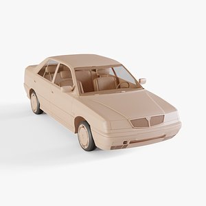 1989 Lancia Dedra 3D