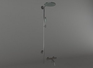 shower faucet 3d model