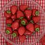 Low poly strawberry