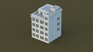 3D typical Chinese office building model