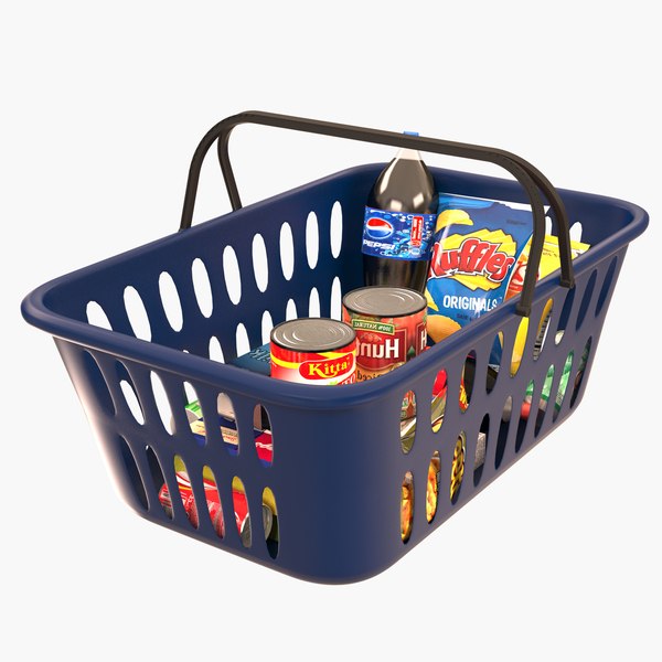 basket shopping 3D model