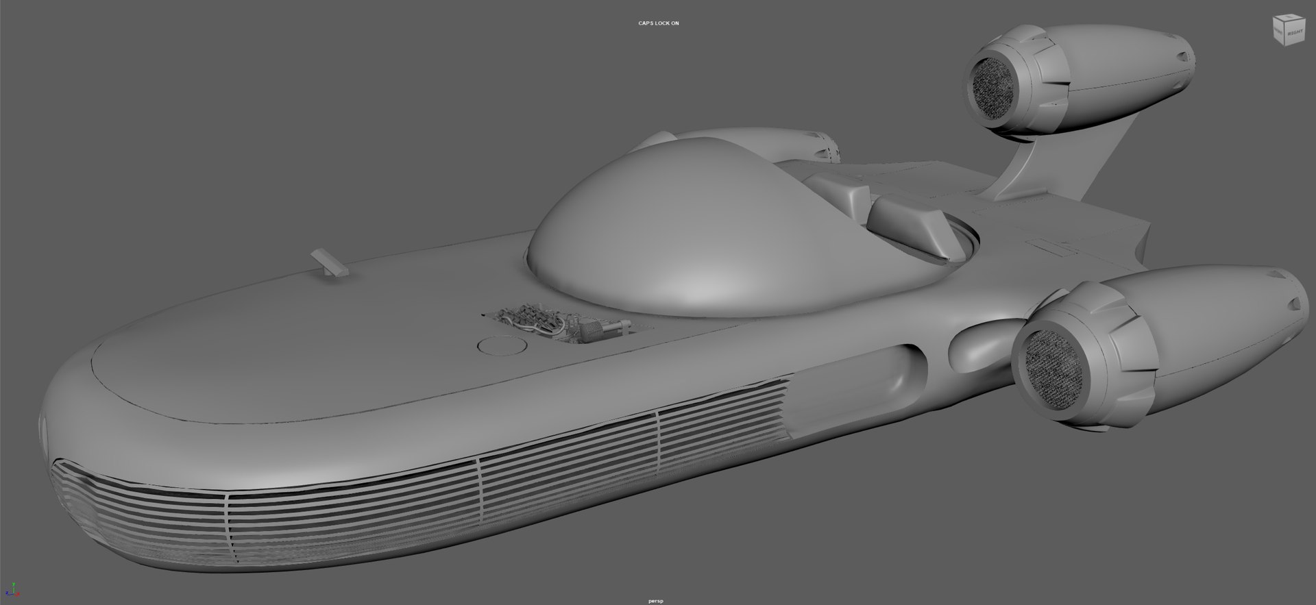 3D Landspeeder - TurboSquid 2217361