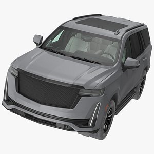 3D Luxury Large SUV Rigged