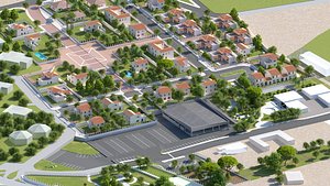 Residential Development 3D model