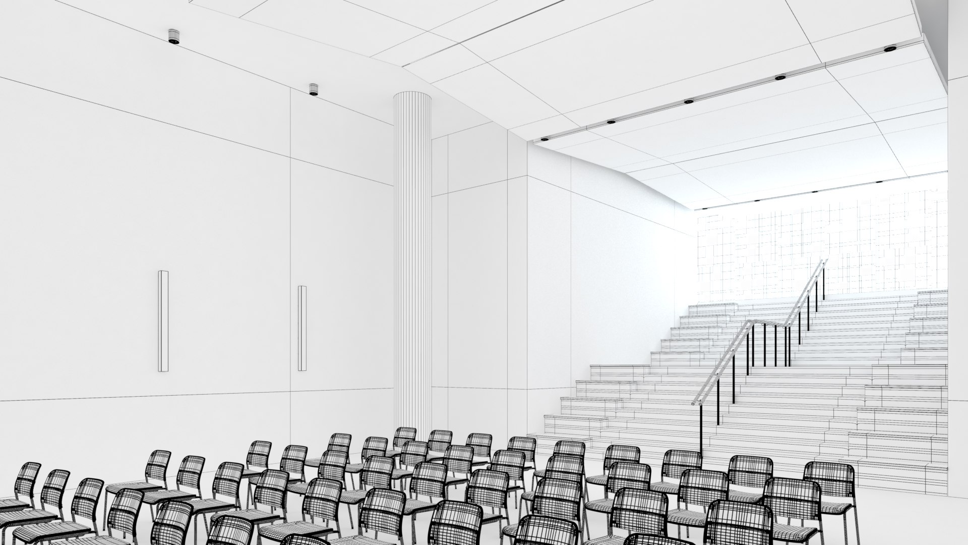 Auditorium 6 3D Model - TurboSquid 2280814