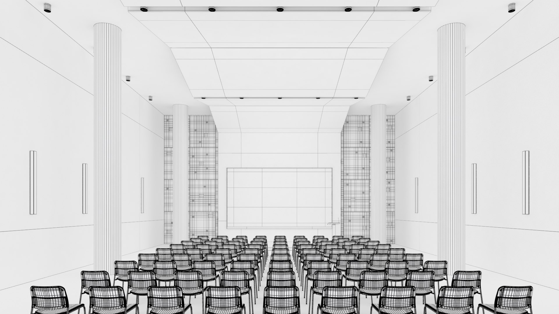 Auditorium 6 3D Model - TurboSquid 2280814
