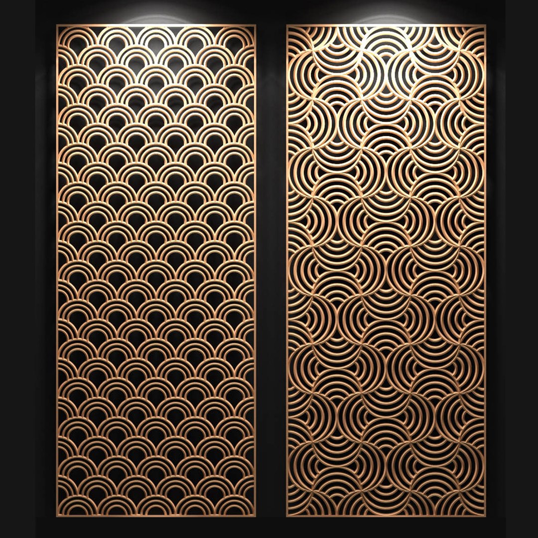 3D Decorative Partitions Patterns - TurboSquid 1351904