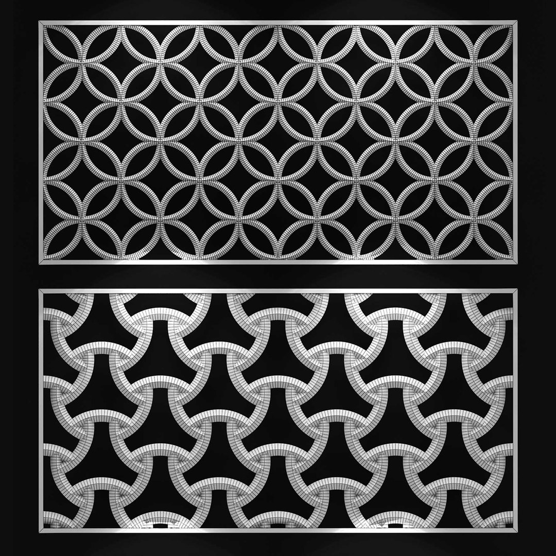 3D Decorative Partitions Patterns - TurboSquid 1351904