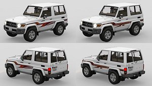 Toyota Land Cruiser 70 Series 2010-2023 with engine