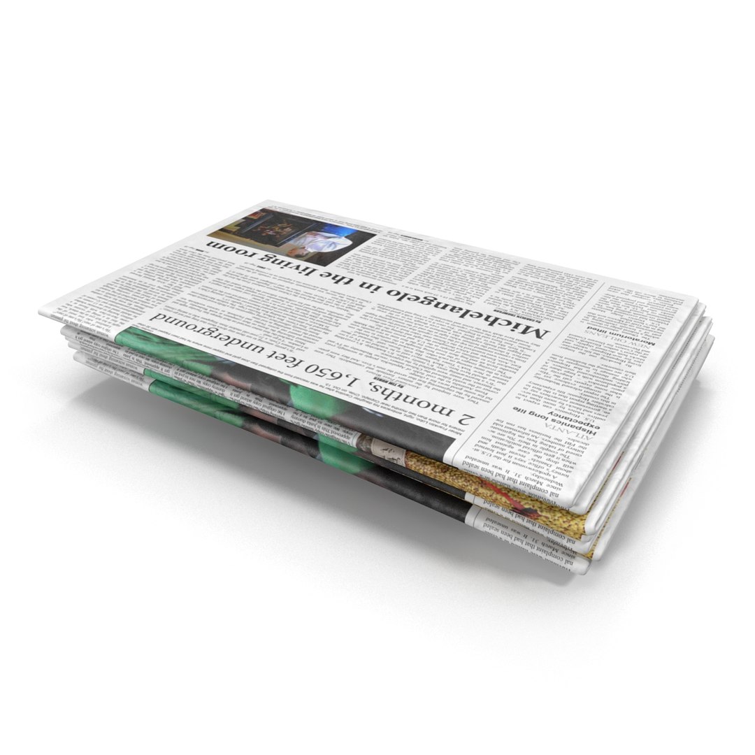 3d newspapers 2 https://p.turbosquid.com/ts-thumb/s0/hpeUm3/RtDsVcrC/3dmodelofnewspapers12/jpg/1428680364/1920x1080/fit_q87/a021ec72c594ba2b56de62605cbcacaade630ebf/3dmodelofnewspapers12.jpg