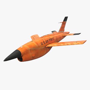 3D Used Ryan BQM-34A Firebee UAV