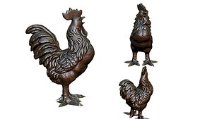 Rooster for printing