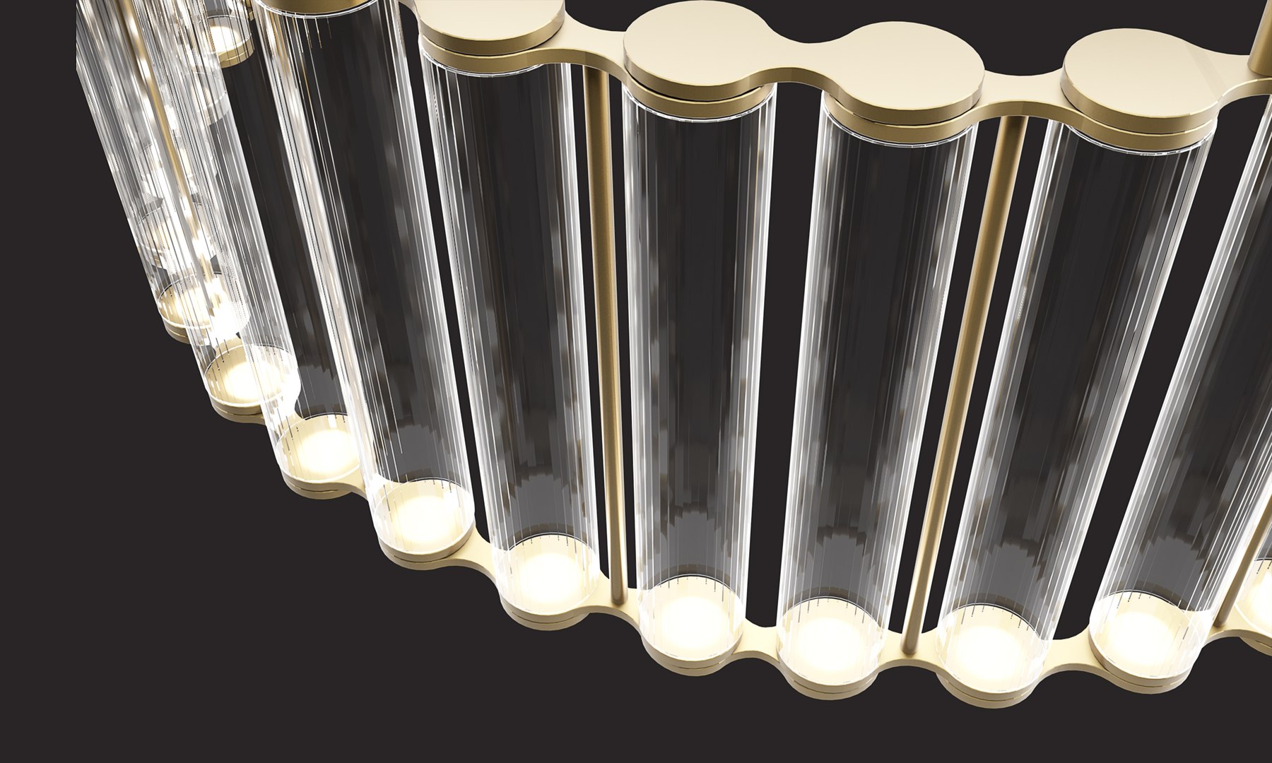 Fluted Bronze Silvered Architectural Cast Glass is great for building