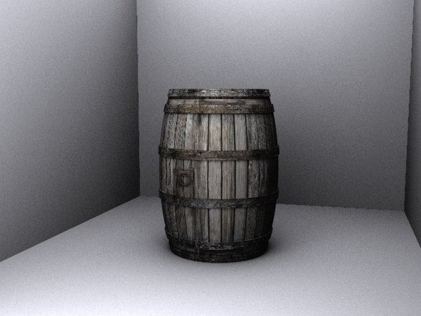 free barrel d 3d model