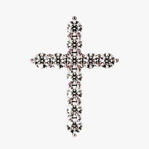 3D model Tiffany Cross Pendant 3D print model