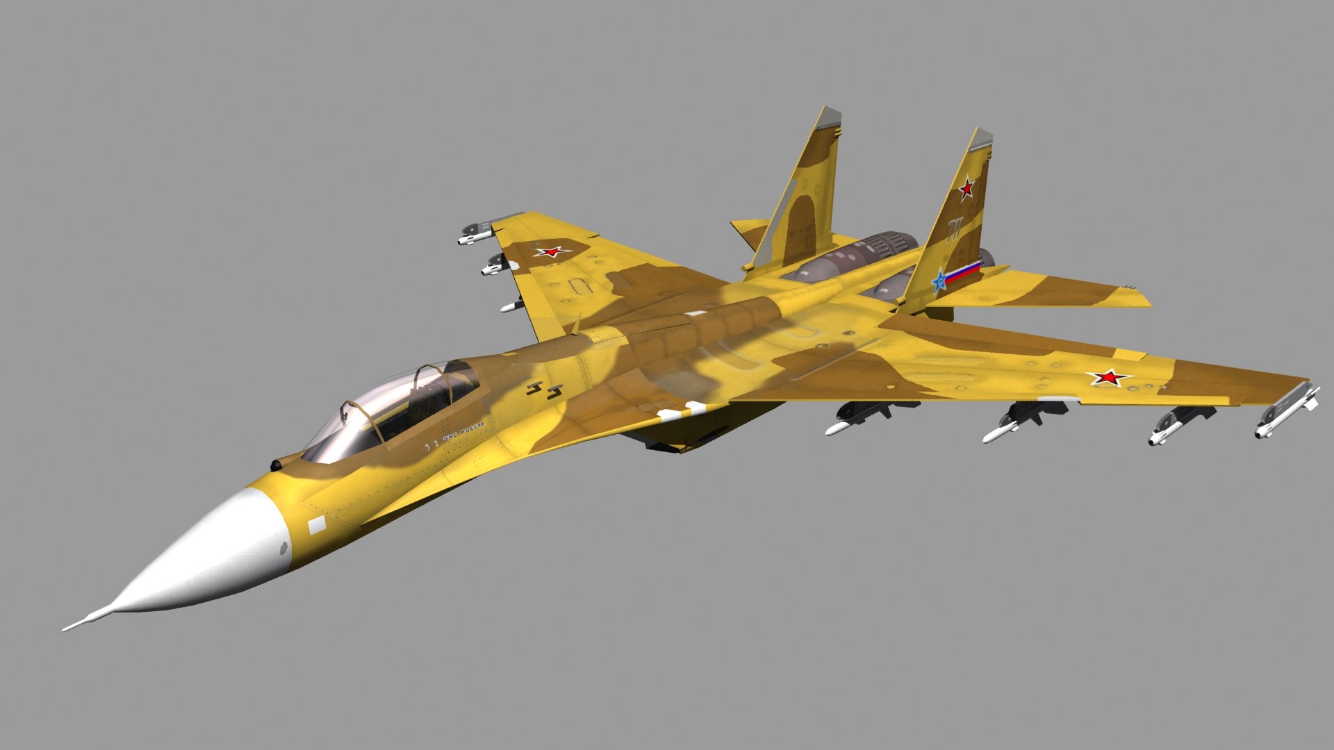 Sukhoi Su-27 3D model https://p.turbosquid.com/ts-thumb/s0/qj2hTD/ZC/su270070/jpg/1659362050/1920x1080/fit_q87/7f2d03c5c53805d2ad2d2094fddb8287cc3d8485/su270070.jpg